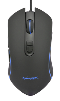 Мышь проводная Cyberpunk CP-100 с RGB подсветкой USB Black (3_00619)