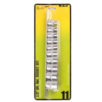 Набор торцов головок 1/2"DR 10 - 24 мм 11 предмблистер Alloid НГП-4011