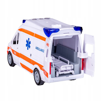 Karetka Smily Play Ambulans plastikowa z noszami (5905375838768)