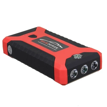 Пуско-зарядное автомобильное устройство High Power 29b 25000 mAh 4хUSB + Фонарик + Компрессор (3_02587)
