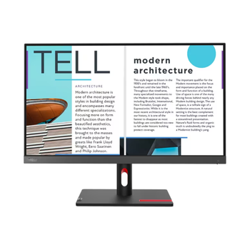 Монитор ЖК 24,5" Lenovo S25e-30 VA 1920х1080 75Гц VGA/HDMI/mini Display Port