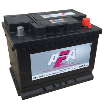 Аккумулятор 60Ah-12v AFA (242х175х190) R, EN540