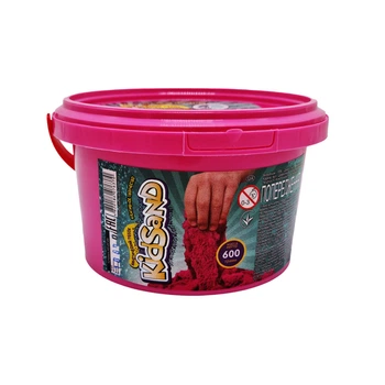 Креативное творчество "Кинетический песок "KidSand" KS-01-05, 600 гр Розовый