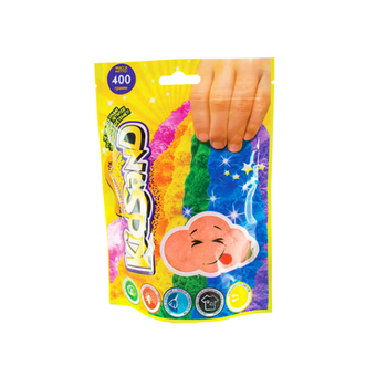 Кинетический песок "KidSand" Danko Toys KS-03-03 пакет 400 гр Оранжевый