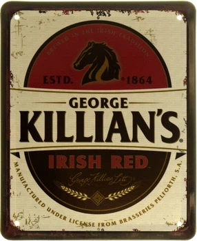 Металева табличка "George Killian's Irish Red" (ms-103829)