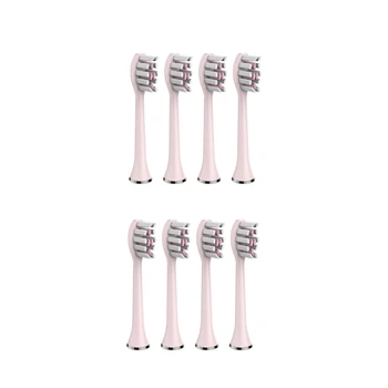 Насадки для ультразвуковой зубной щетки MEDICA + PROBRUSH 9.0 (ULTRASONIC) pink (8 штук)