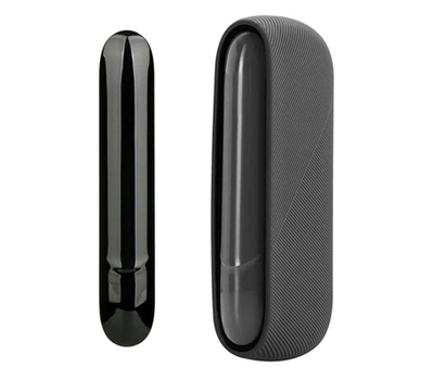 Чохол на iqos айкос 3 duo чорний + бічна панель