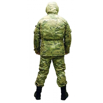 Зимовий камуфляжний костюм, бушлат та штани Мультикам -20 C Pancer Protection 54