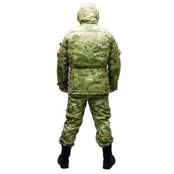 Зимовий камуфляжний костюм, бушлат та штани Мультикам -20 C Pancer Protection 48