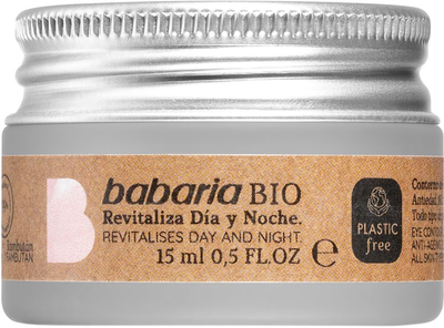 Krem do twarzy Babaria Bio Revitalizes Day And Night Eye Contour 15 ml (8410412100410)