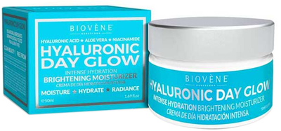 Крем для обличчя Biovene Hyaluronic Day Glow Brightening Moisturizer Intense Hydration 50 мл (8436575094458)