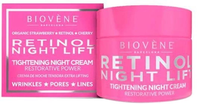 Krem do twarzy Biovene Retinol Night Lift Tightening Night Cream Restorative Power 50 ml (8436575095059)