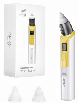 Назальный аспиратор (соплеотсос) MEDICA+ NOSE CLEANER 6.0 желтый ( Япония)