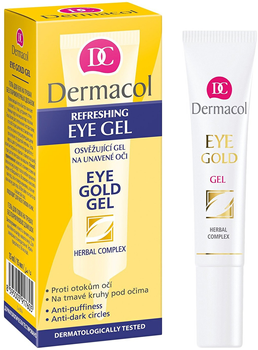 Żel do twarzy Dermacol Eye Gold Gel 15 ml (8595003917605)