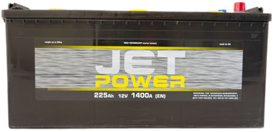 Аккумулятор 225 прямая (+ слева) 1400A Jet Power 000251904