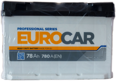 Аккумулятор 78 обратная (+ справа) 780A Eurocar 000251900
