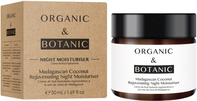 Крем для обличчя Organic & Botanic Madagascan Coconut Rejuvenating Night Moisturiser 50 мл (637665735130)