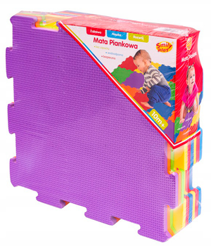 Поролоновий килимок Smily Play 9 елементів різнокольоровий (SP84003)