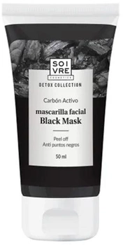 Чорна маска для обличчя Soivre Cosmetics Black Mask Active Charcoal 50 мл (8436536891935)