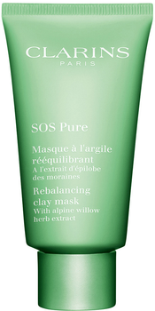 Глиняна маска для обличчя Clarins Sos Pure Rebalancing Clay Mask 15 мл (3380810237733)