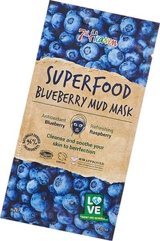 Glinkowa maska do twarzy Montagne Jeunesse Superfood Blueberry Mud Mask 10 g (83800049875)