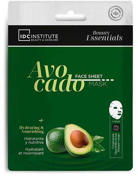 Маска для обличчя Idc Institute Avocado Face Sheet Mask 1 U 23 г (8436591929208)