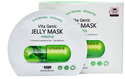 Maseczka do twarzy na tkaninie Banobagi Vita Genic Relaxing Anti Wrinkle Jelly Mask 30 ml (8809486362280)