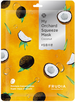 Maseczka do twarzy na tkaninie Frudia My Orchard Squeeze Mask Coconut 20 ml (8803348040224)