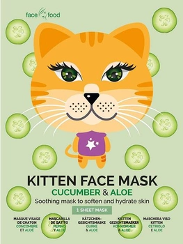 Maseczka do twarzy na tkaninie Montagne Jeunesse Kitten Face Mask 20 ml (83800047857)