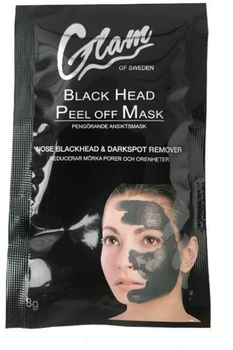Czarna maska do twarzy Glam Of Sweden Mask Black Head Peel Off 3 x 8 g (7332842014673)