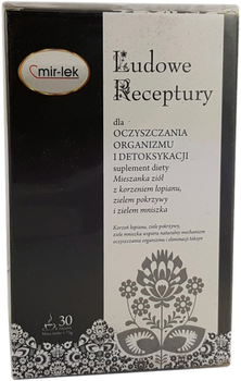 Чай Mirlek Ludowe Receptury Очищение и детоксикация 30 шт (5906660437031)