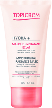 Кремовая маска для лица Topicrem Hydra+ Moisturizing Radiance 50 мл (3700281704044)