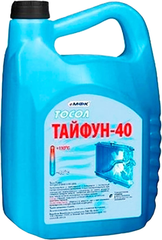 Тосол МФК Тайфун -40 5 л/4 кг -20°C (4820250120374)