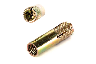 Дюбель забивной стальной М10/12*40 цинк жёлтый (ящ. 1000 шт.) APRO