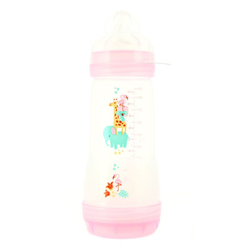 Пляшка для годування Mam Baby Anti Colic Bottle Pink 320 мл (9001616698798)