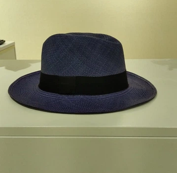 Капелюх жіночий літній Museo del Sombrero 59 Синій (Montecristi-син)