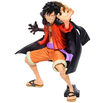 Фигурка, статуэтка Луффи (Luffy) с чёрным плащом из аниме Ван Пис / One piece. (100222)