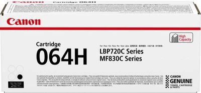 Тонер-картридж Canon 064H MF832Cdw/LBP722Cdw Black (4938C001)
