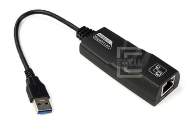 Сетевой адаптер Ewell USB3.0 to RJ-45 10/100/1000 Mb/s, Realtek (EW105)