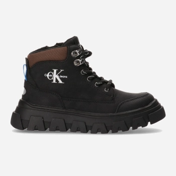 Підліткові зимові черевики для хлопчика Calvin Klein Jeans V3B5-80750-0315999 35 Чорні (8052578372388)