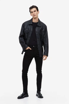 Джинсы H&M 29/30 черный 109985159