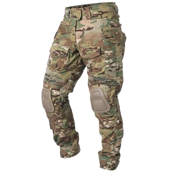 Тактичні демісезонні військові штани IDOGEAR G3 Multicam з наколінниками L Мультикам IDG207899077-1