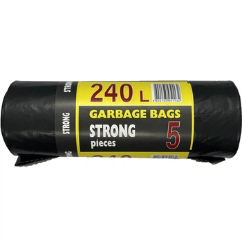 Упаковка пакетів для сміття Strong 240 л 5 шт. / 5 шт.