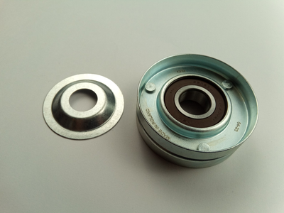 Ролик ременя генератора натяжний Hyundai/KIA CRDi, CAFFARO (500024) метал. (25281-2A000)