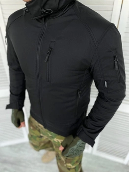 Армейская куртка софтшел COMBAT Черная M