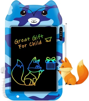 Письменный планшет для детей Doodle Board Блокнот для рисования LCD синий