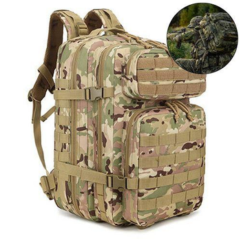 Рюкзак тактичний Storm Cooper; Камуфляж Multicam; 40л; 50х30х28см. MOLLE. Рюкзак туристичний.