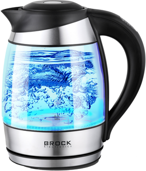 Электрочайник BROCK WK 2106 LL прозрачный/нержавейка