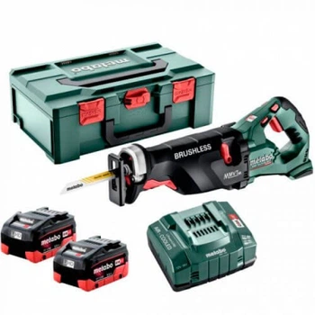 Аккумуляторная сабельная пила Metabo SSEP 18 LTX BL MVT 2 акб 8 Ah, в кейсе (602258810)