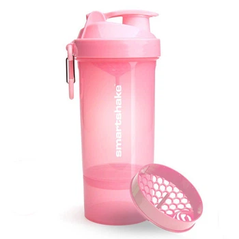 Бутылка шейкер спортивная универсальная для спортзала SmartShake 2GO One 800ml Light Pink (OPT-3901)